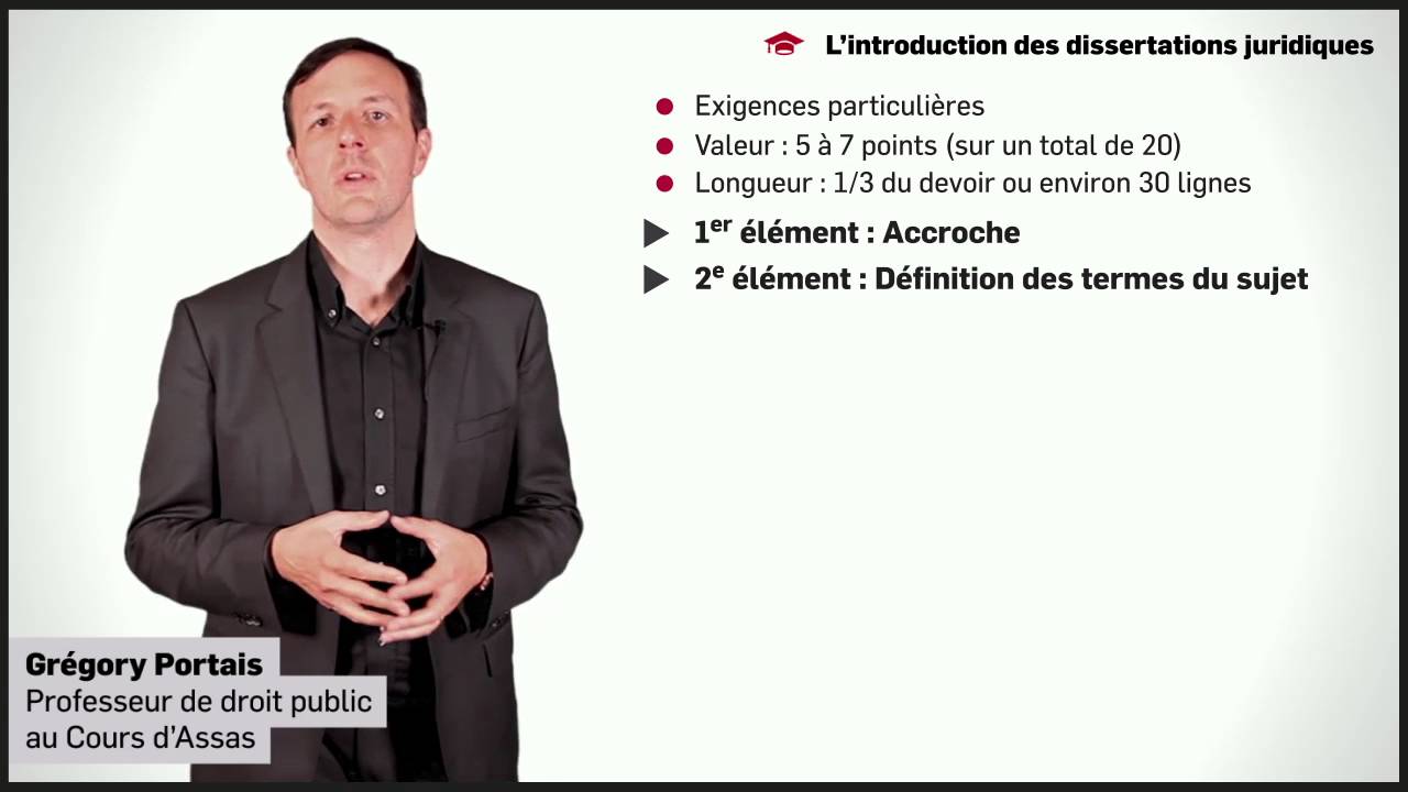 L'introduction des dissertations juridiques (Droit constitutionnel)