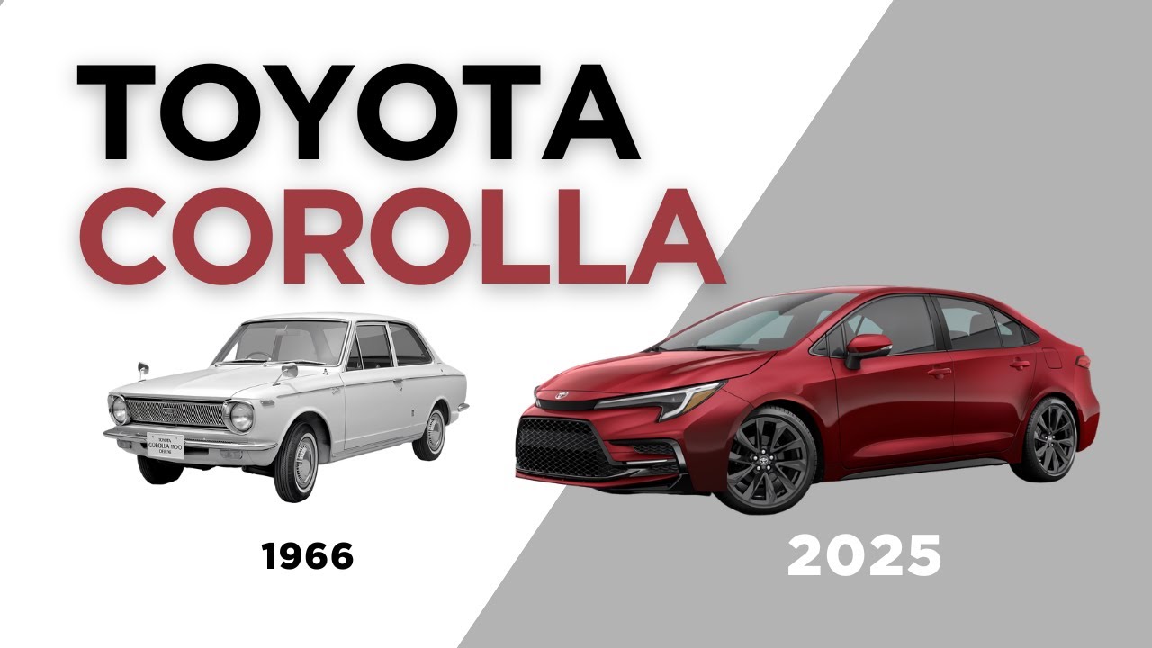 Toyota Corolla Evolution (1966 - 2025)