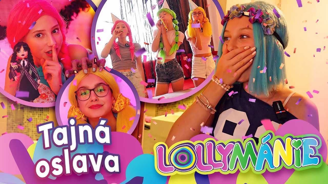 Narozeninové překvapení pro Anet🎂💙 │ LOLLYMÁNIE