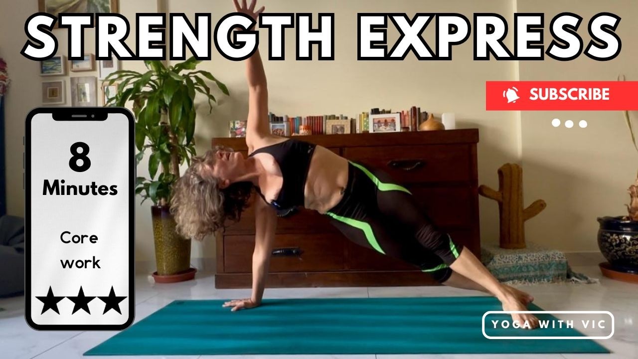 Strength express, 8-min power boost. Short, strong & effective.