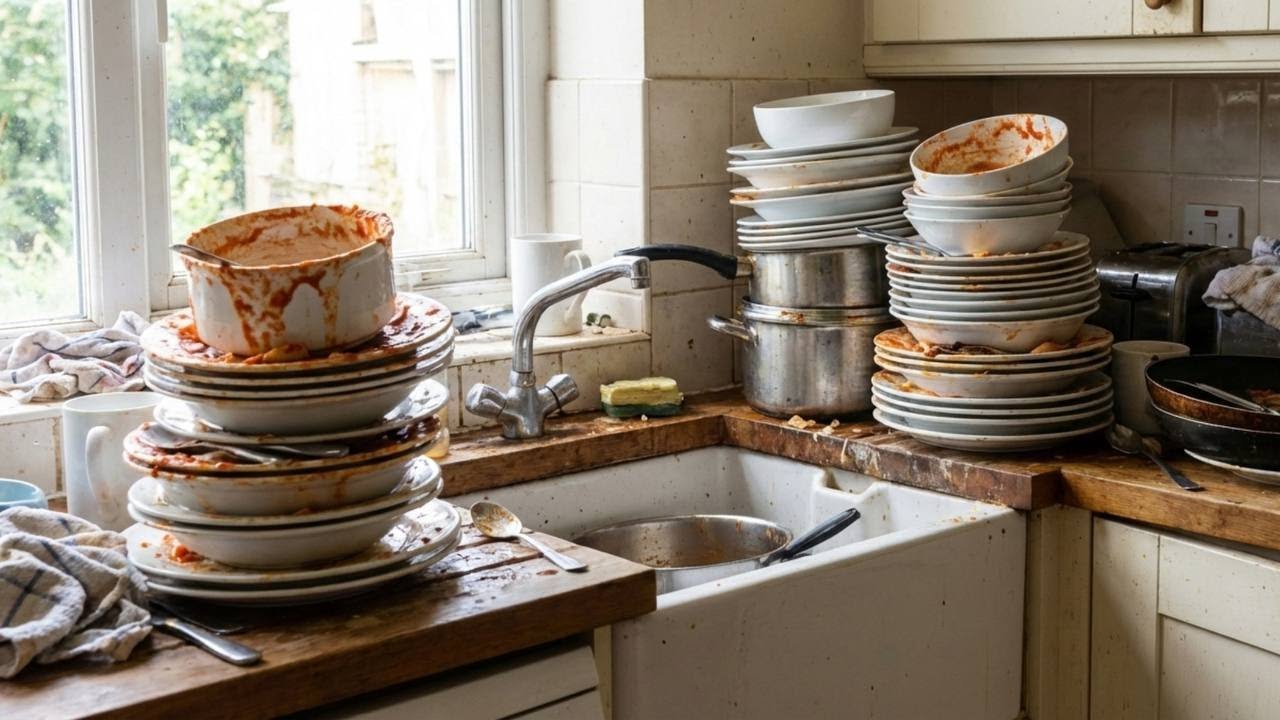 dishwashing whisper: Immersive Dishwashing 🫧 | Echoing Water | A Quiet Kitchen Story