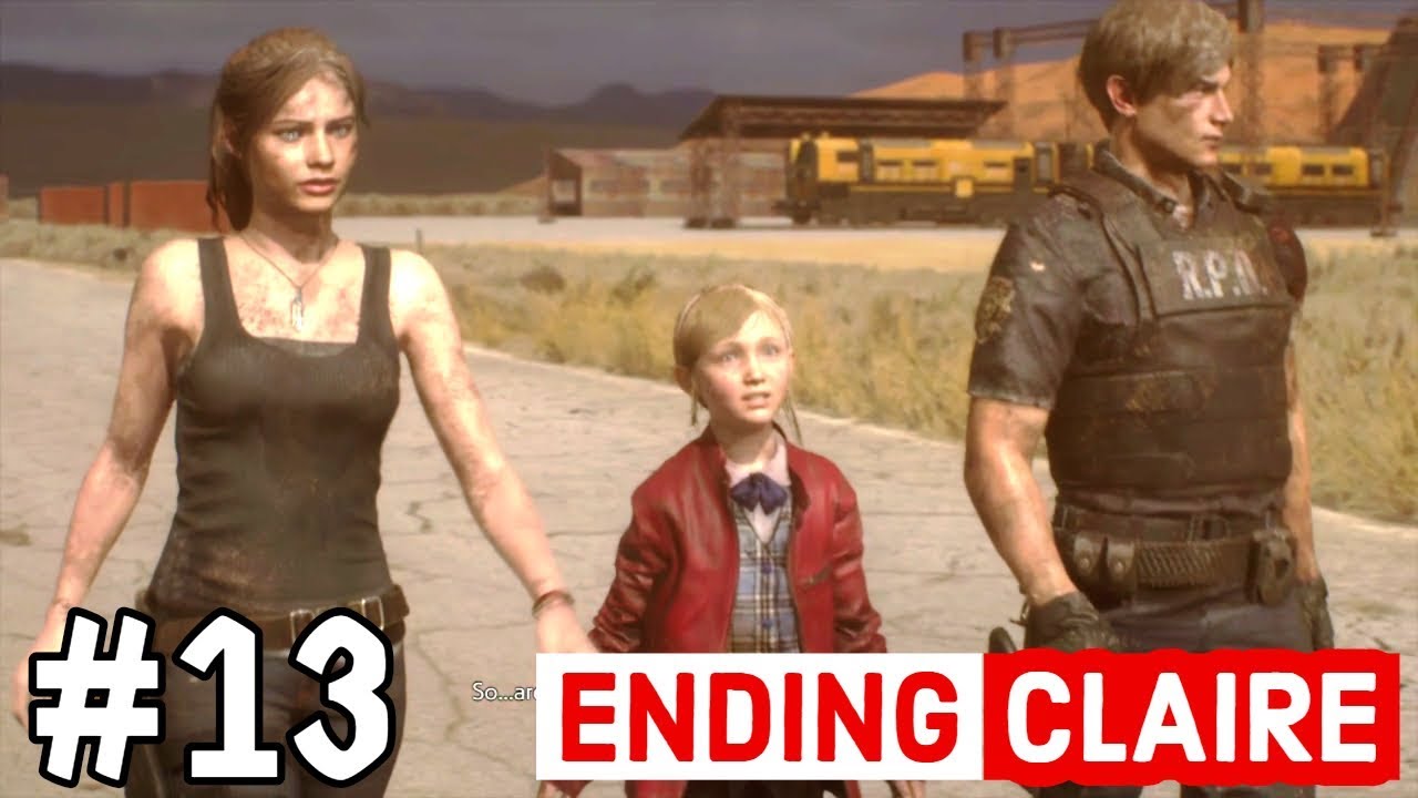 RESIDENT EVIL 2 REMAKE | Part 13 - ENDING | ESCAPE THE LAB (RE2 CLAIRE)