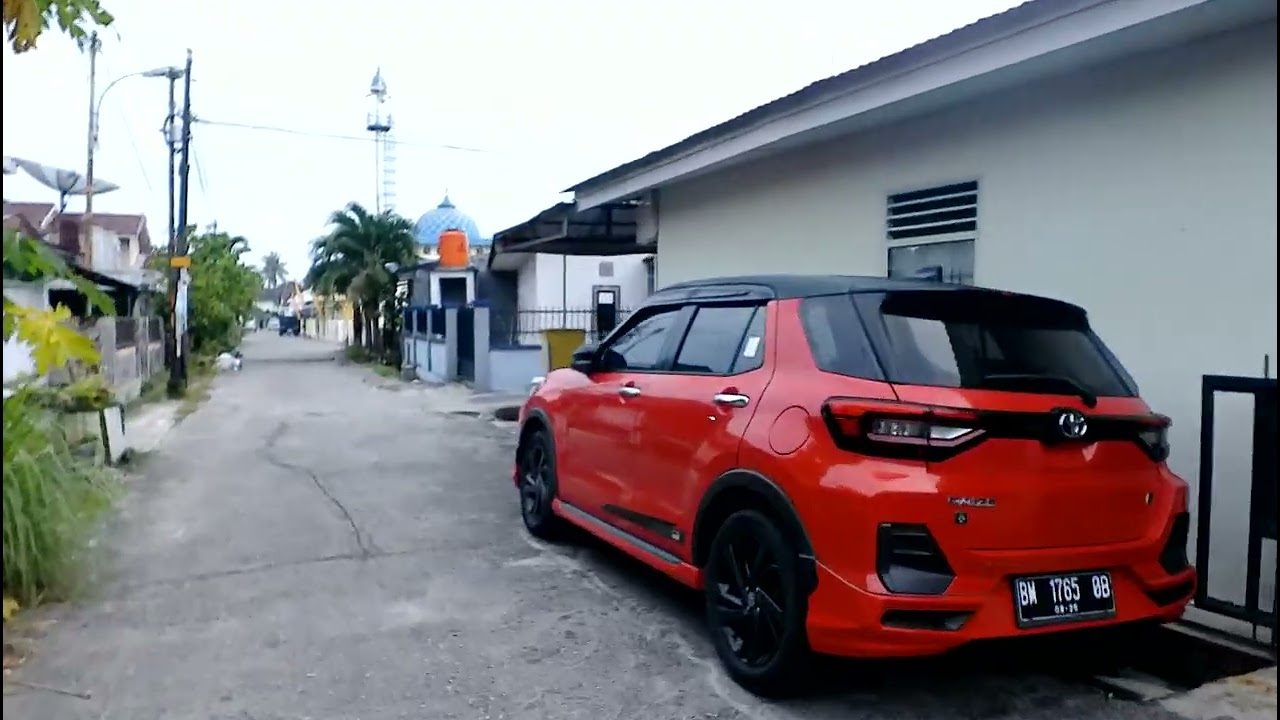 Vlog Jalan jalan pagi di Perumahan Rajawali sakti PanAm Pekanbaru Riau 