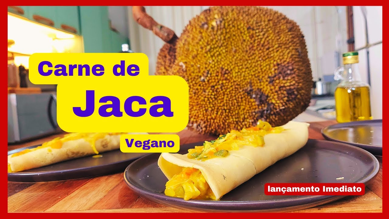 Como fazer Carne VEGANA de Jaca - Da forma mais fácil e deliciosa