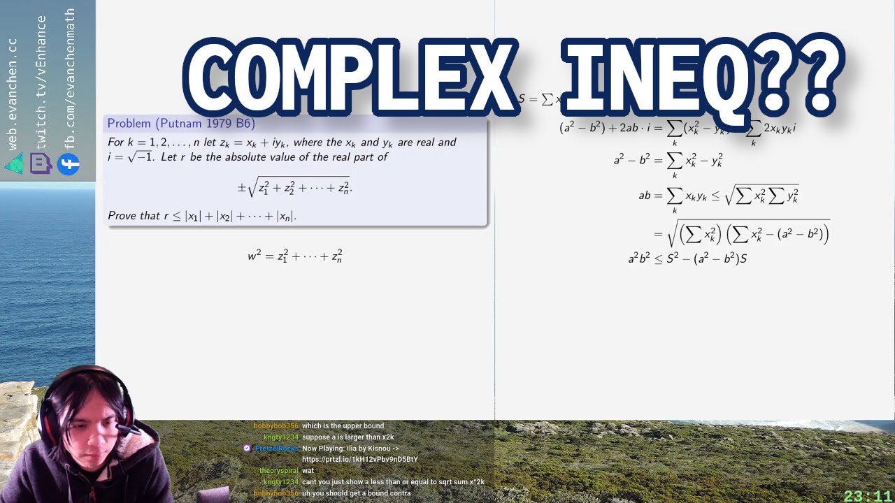 Putnam 1979 B6: Inequality with complex numbers!