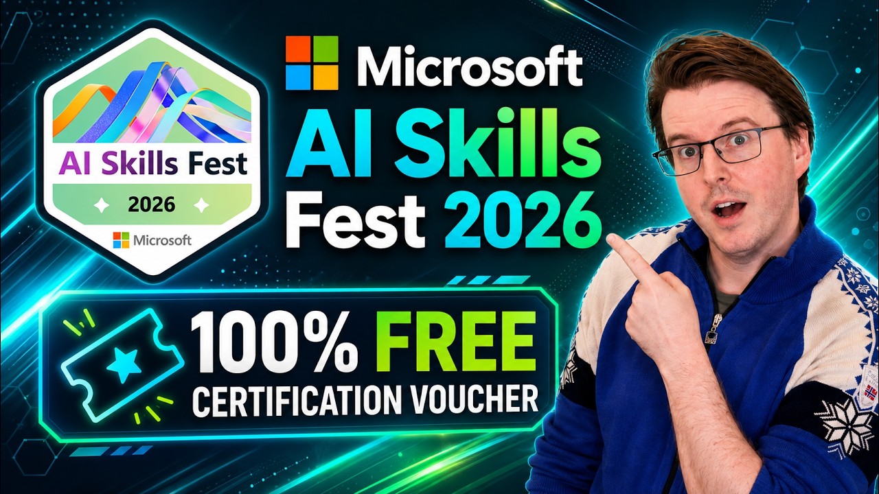 Руководство по получению бесплатных ваучеров на сертификацию Microsoft для AI Skills Fest 2026