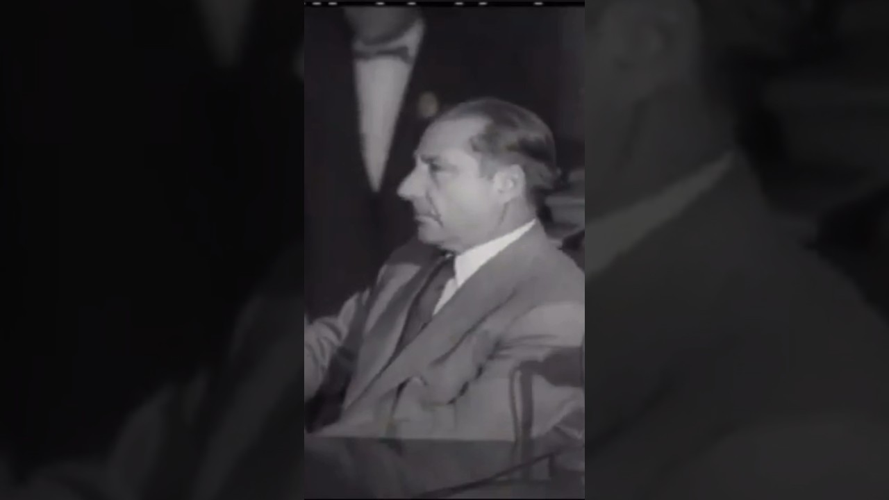 Frank Costello charged with contempt of court for refusing to answer questions (1951)