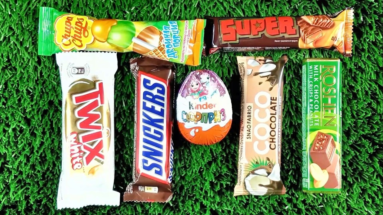Sweets Candy ASMR Satisfying Video  ASMR Lollipops, Candy and Chocolate, Gummy Candy Cutting #asmr