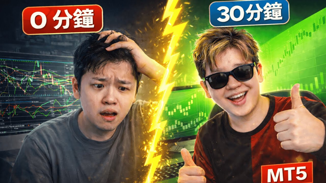 【完整教學】新手必學的MT5交易平台指南：30分鐘從零上手！