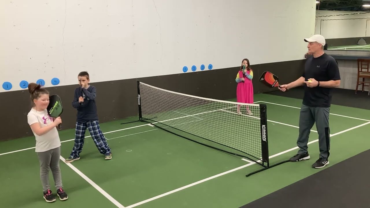 Pickleball for Kids - Kids Dink-it Drill