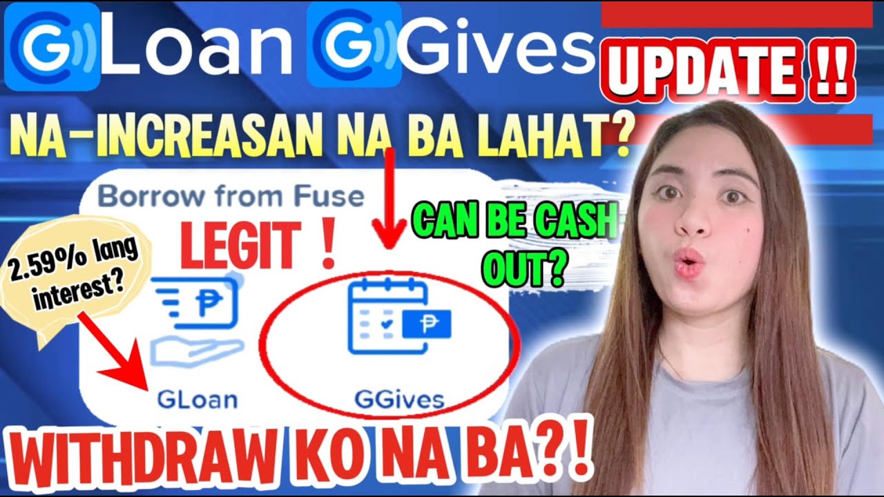 GLOAN MO BA TUMAAS? LEGIT! LOW INTEREST?  + GGIVES CAN BE CASH OUT? | WITHDRAW KO NA BA?