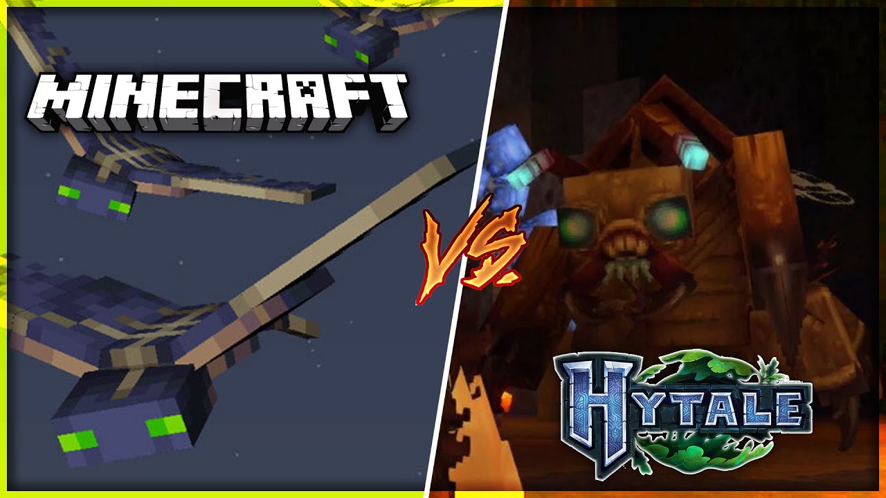All Hytale vs Minecraft  Mobs 1:1 Comparison | 2021