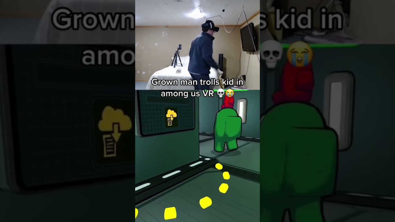 TROLLING KID IN AMONG US VR