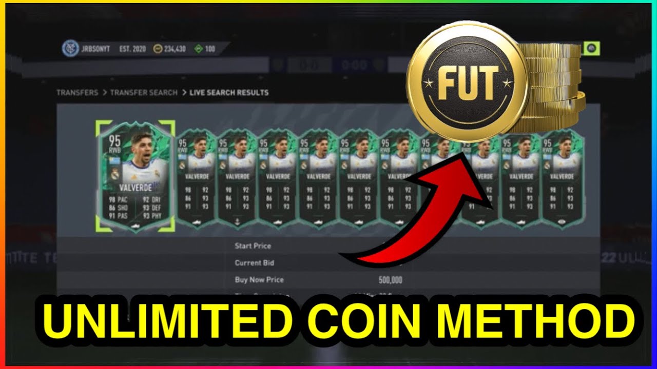 *NEW* UNLIMITED COIN METHOD IN FIFA 22 ULTIMATE TEAM | FIFA 22 SNIPING FILTER