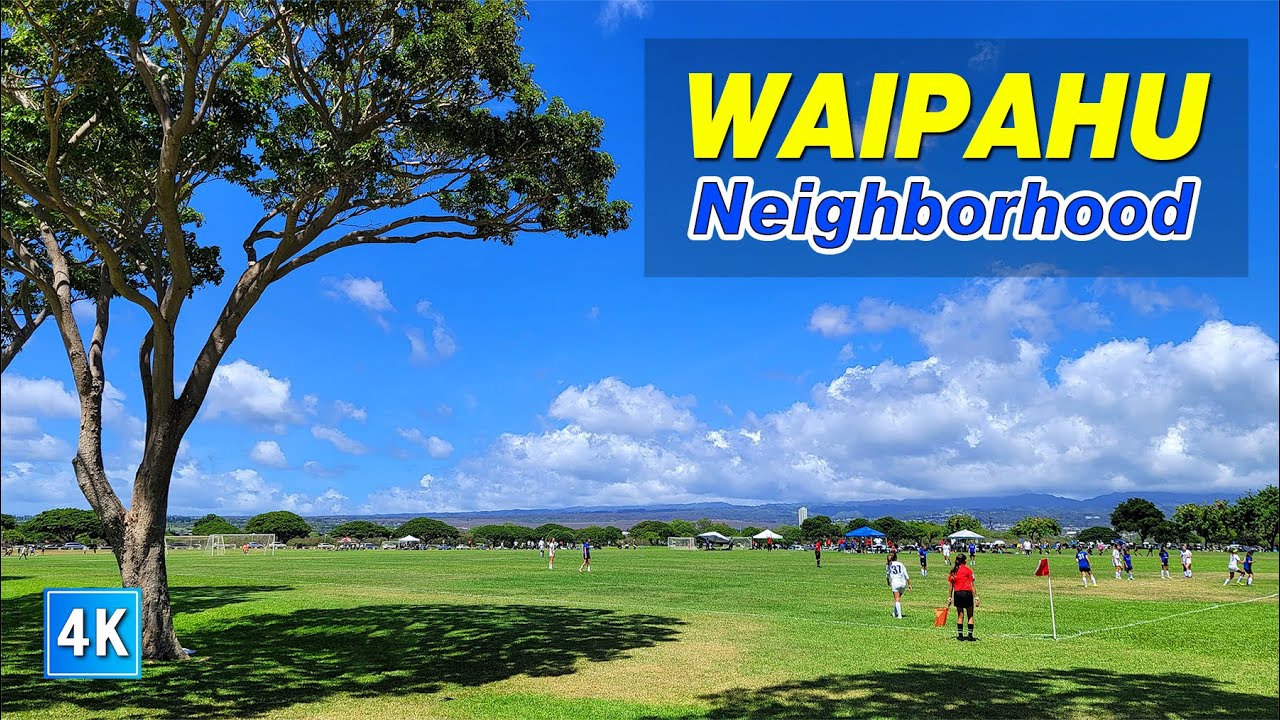 Waipahu Neighborhood 🌴 Hawaii 4K Driving