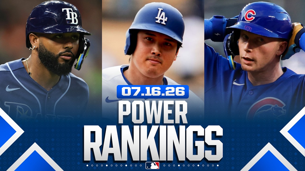 ALL 30 MLB TEAMS RANKED entering the second half! (Power Rankings ft. Dodgers, Rays, Cubs & MORE)