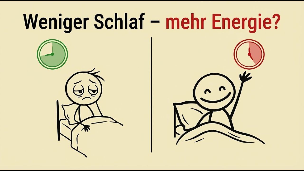 Nur 5 Stunden schlafen & trotzdem FIT? (Wissenschaftlich erklärt)
