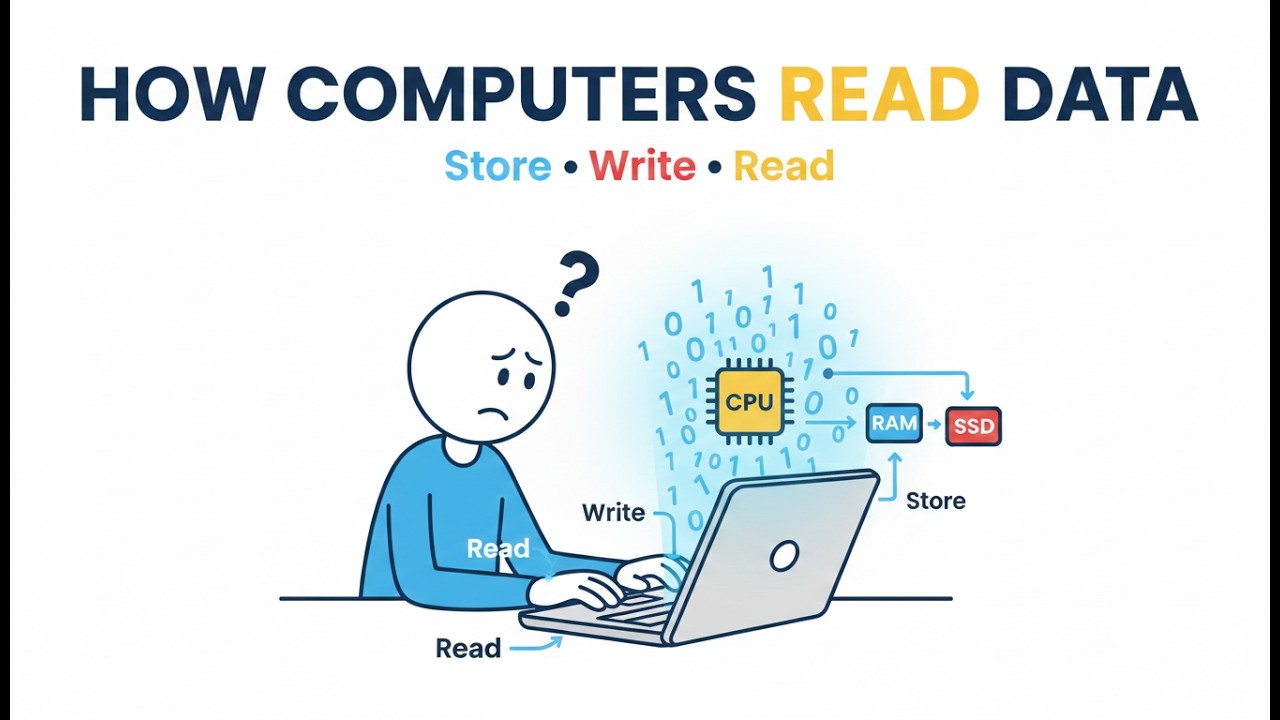 How Computers Read, Store, and Write Data