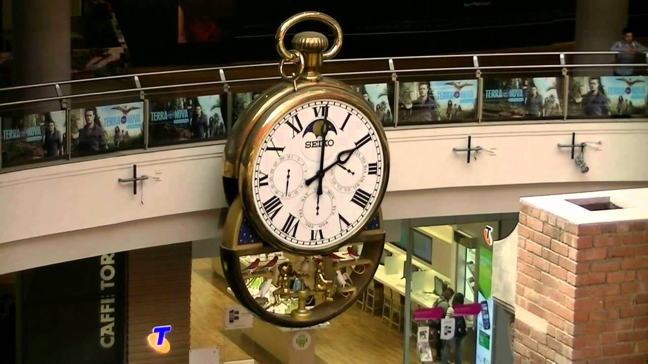 Melbourne Central Musical Clock Daimaru HD JVC HM670 Waltzing Matilda December 2011