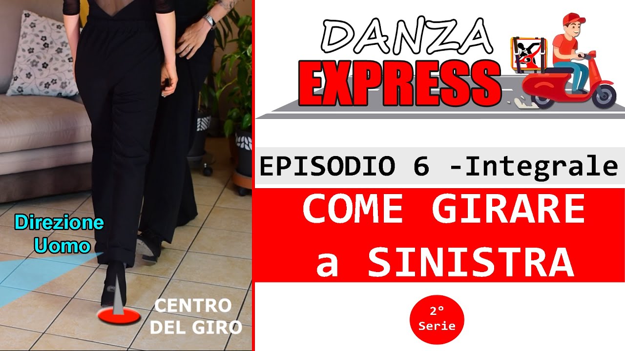 Come ballare GIRO SINISTRO di VALZER e TANGO, Lezione di ballo - DANZE STANDARD e BALLO LISCIO