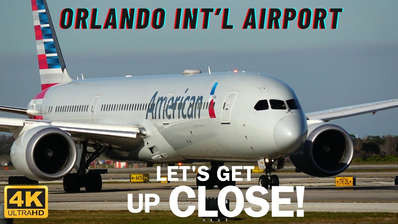 #4K UP CLOSE! AFTERNOON | 2-01-24 | ORLANDO INTL #airport #aviation #plane #new #737 #757 #787