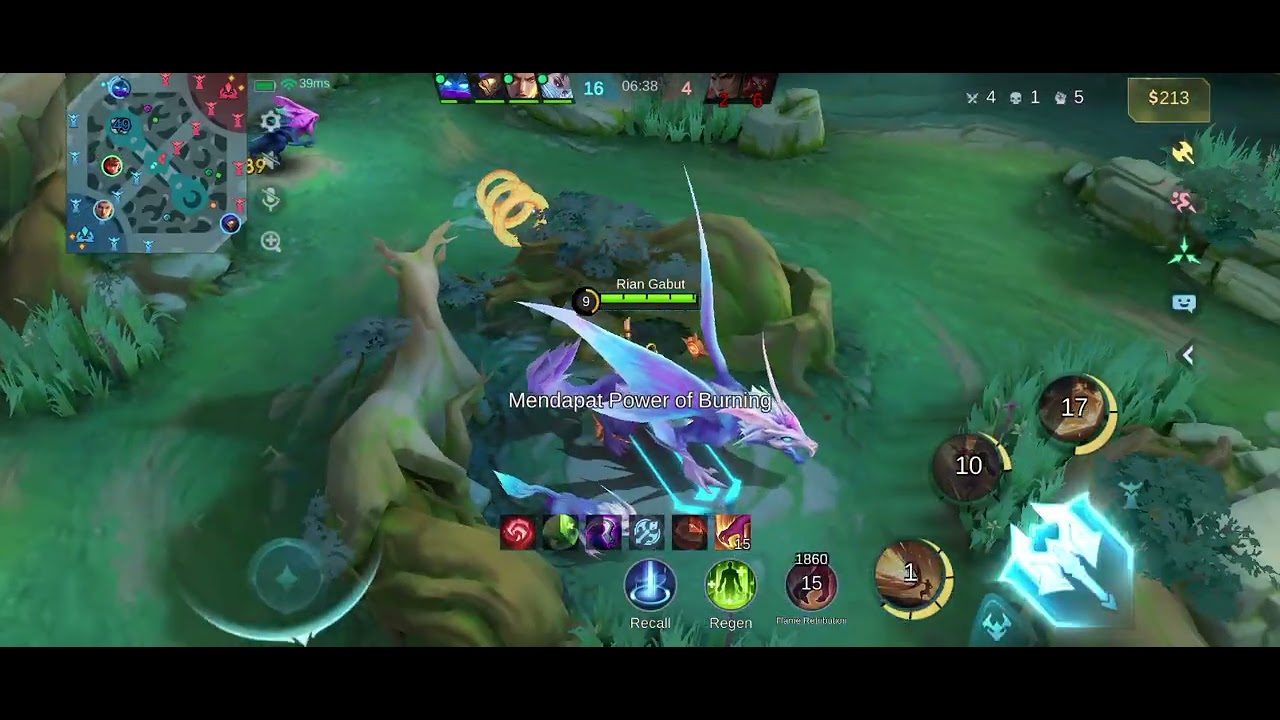 Yin gameplay Ez win #mobilelegends 