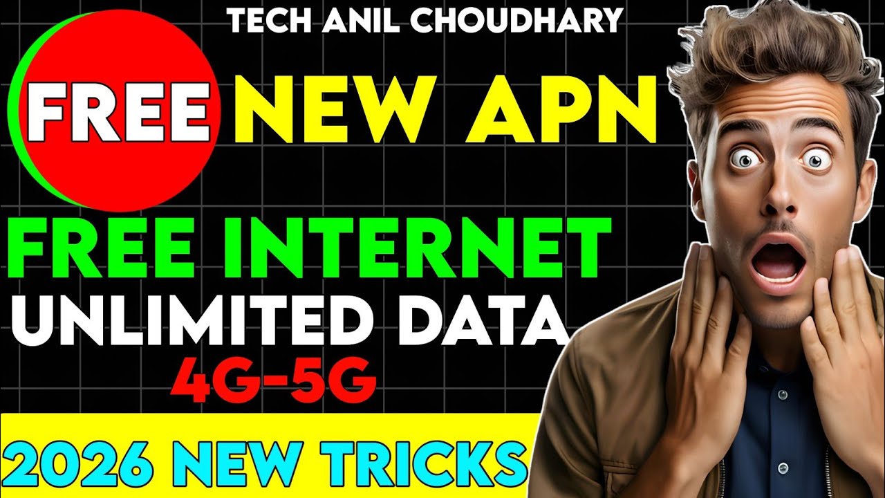 New Trick jio, airtel, vi,internet Apn 2025| apn internet 2025-26| |Tricks to use Data free internet