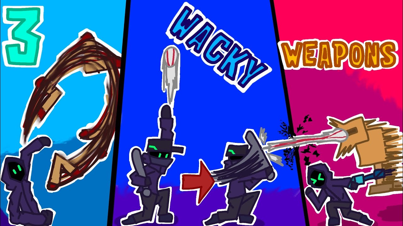 I Made Three Wacky Weapon Ideas In Builda! [Tutorial]