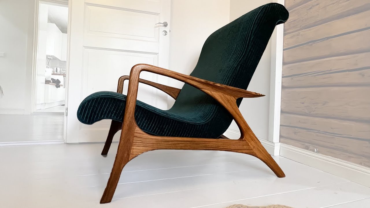 White Oak Lounge Chair