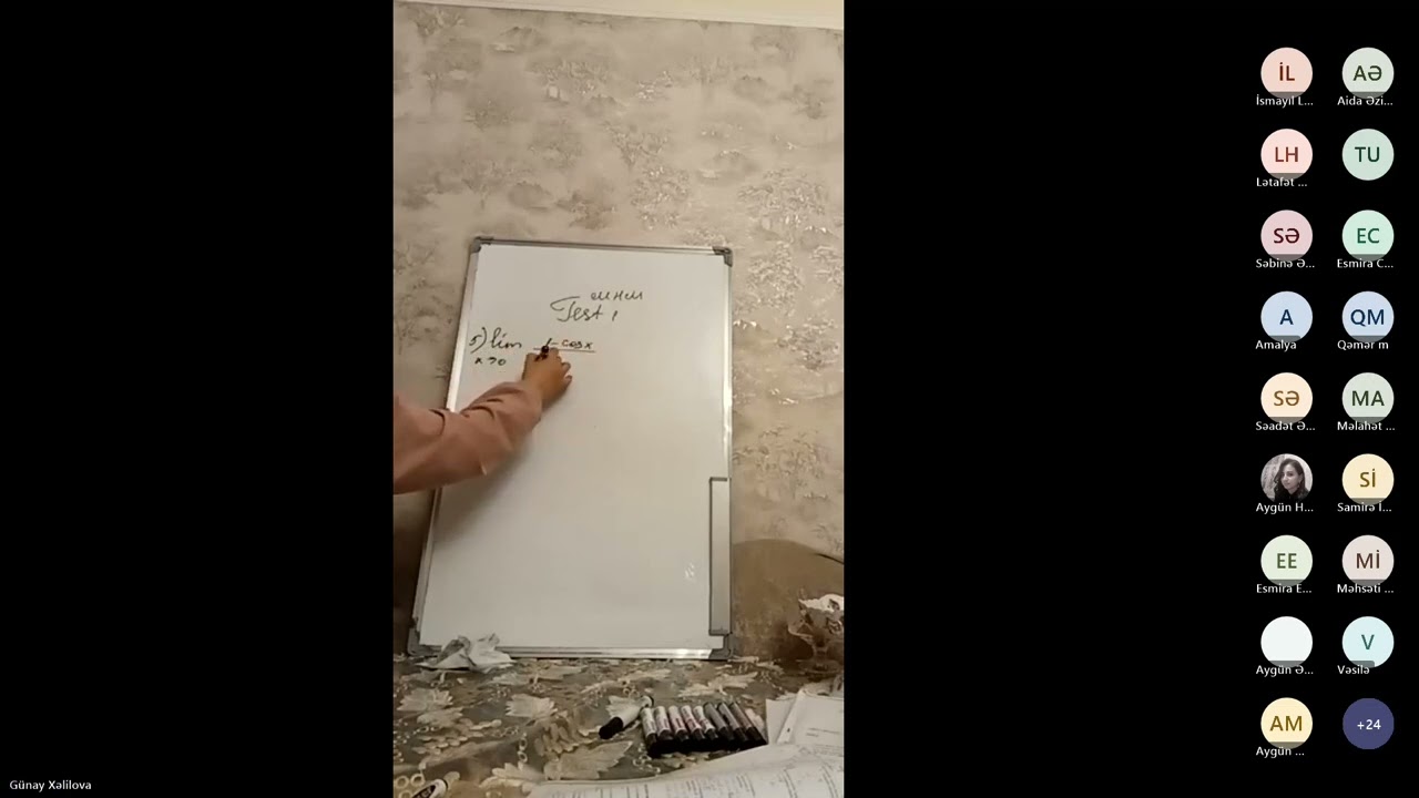 Limit.MHM.Test 1 nümunələr