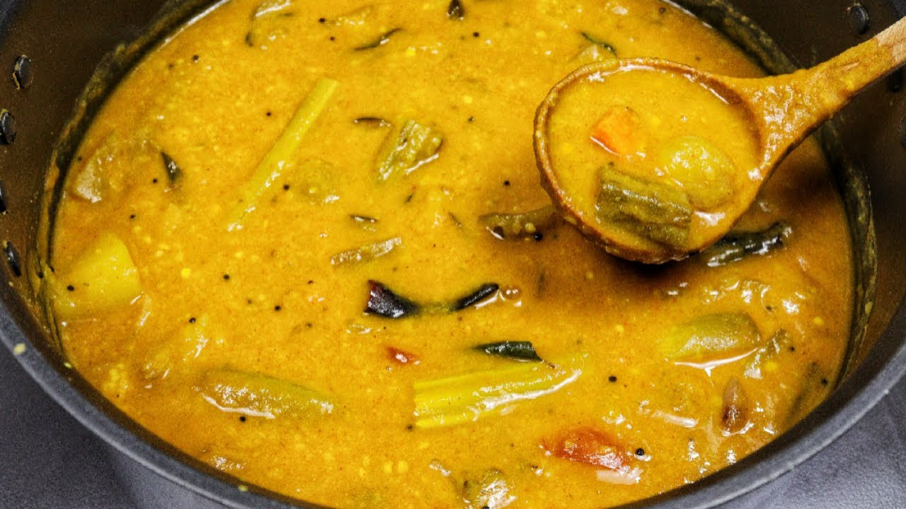 💯ഇത്ര മണത്തിലും ടേസ്റ്റിലും സാമ്പാർ കഴിച്ചിട്ടുണ്ടോ !!!👌 Naadan sambar/ Vishu Spl