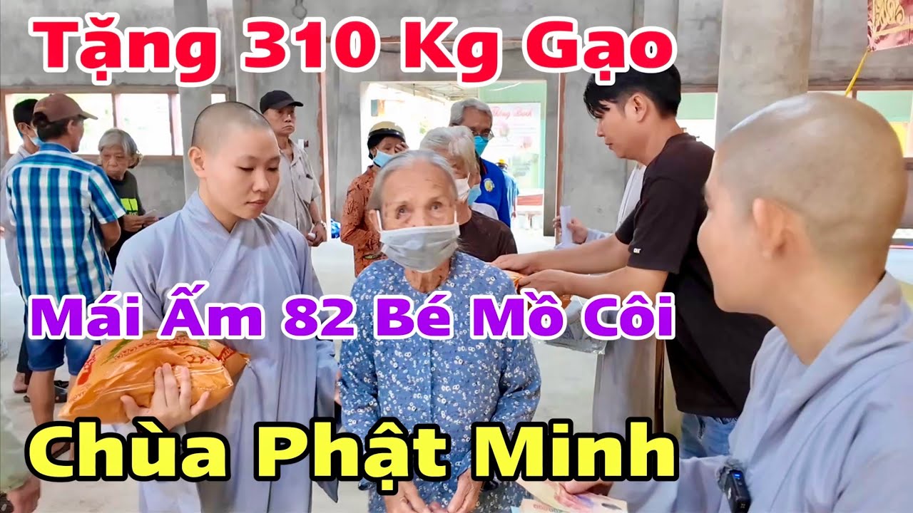 62 Người Cao Tuổi Khó Khăn Nhận Quà Anh Tường  Mái Ấm 81 Bé Mồ Côi Chùa Phật Minh | Khương Nhựt Minh
