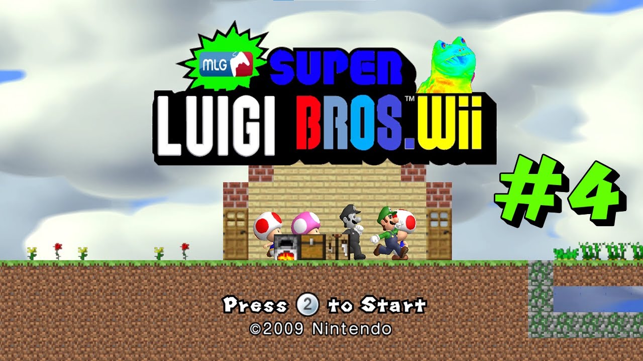MLG Super Luigi Bros Wii 😎🎮 #4 Walkthrough