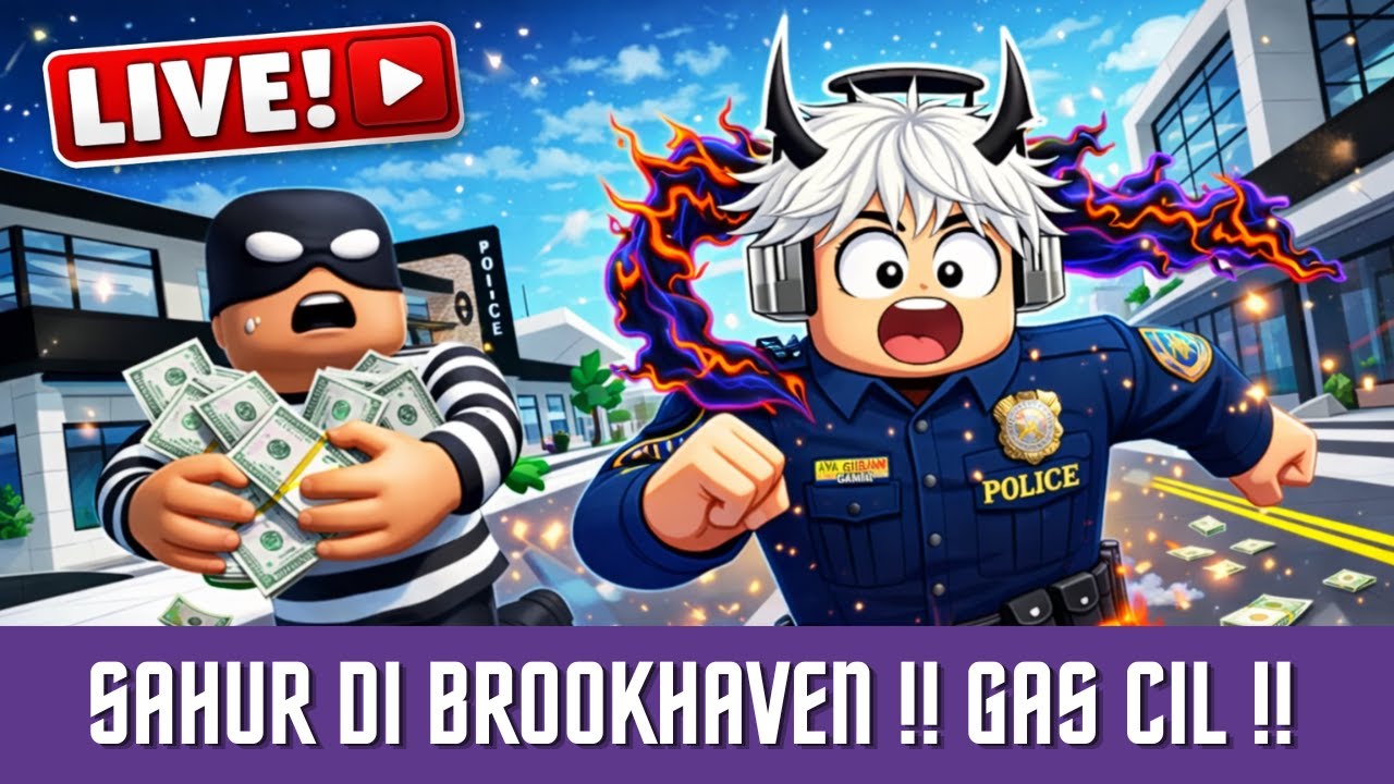 🔴 LIVE |SAHUR DI BROOKHAVEN AYAH GIBRAN GAMING | #ROBLOX  | #FISHIT | #OBBY | #BROOKHAVEN
