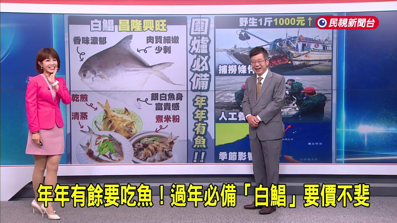 2026/02/06【早安嘉芬】 年年有餘要吃魚！過年必備「白鯧」－民視新聞