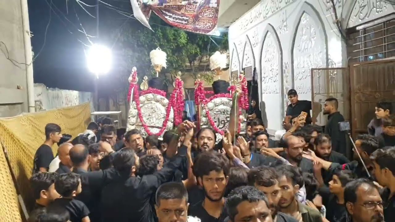 End Of Ayam e Aza 1447 hijri 2025|| Bachy Jo Agly Baras || Nishtar Colony Muharram 2025