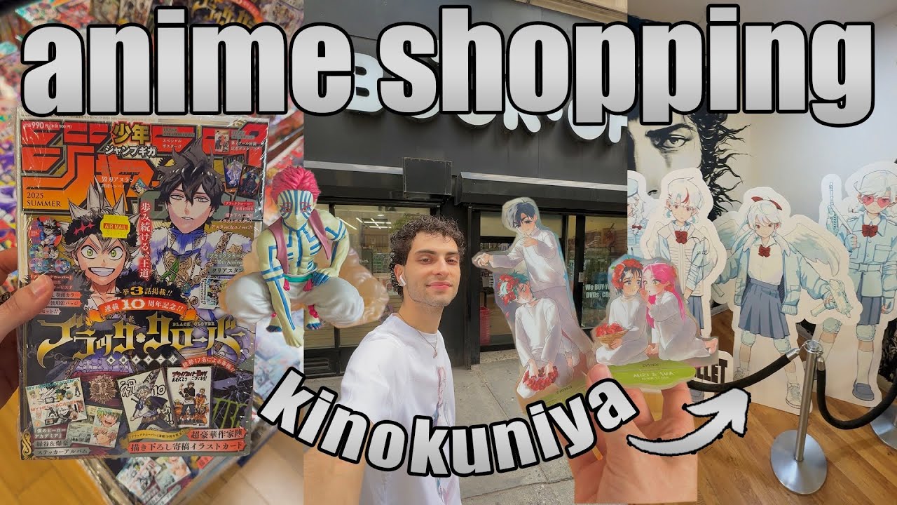 anime shopping nyc: kinokuniya, bookoff, love bullet pop up, exclusive merch