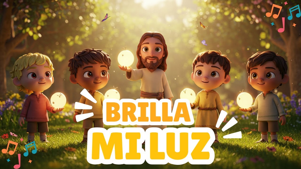 🎶Brilla mi luz - Jesús es mi Amigo que Nunca me Deja 🌟 | Canción Infantil Cristiana