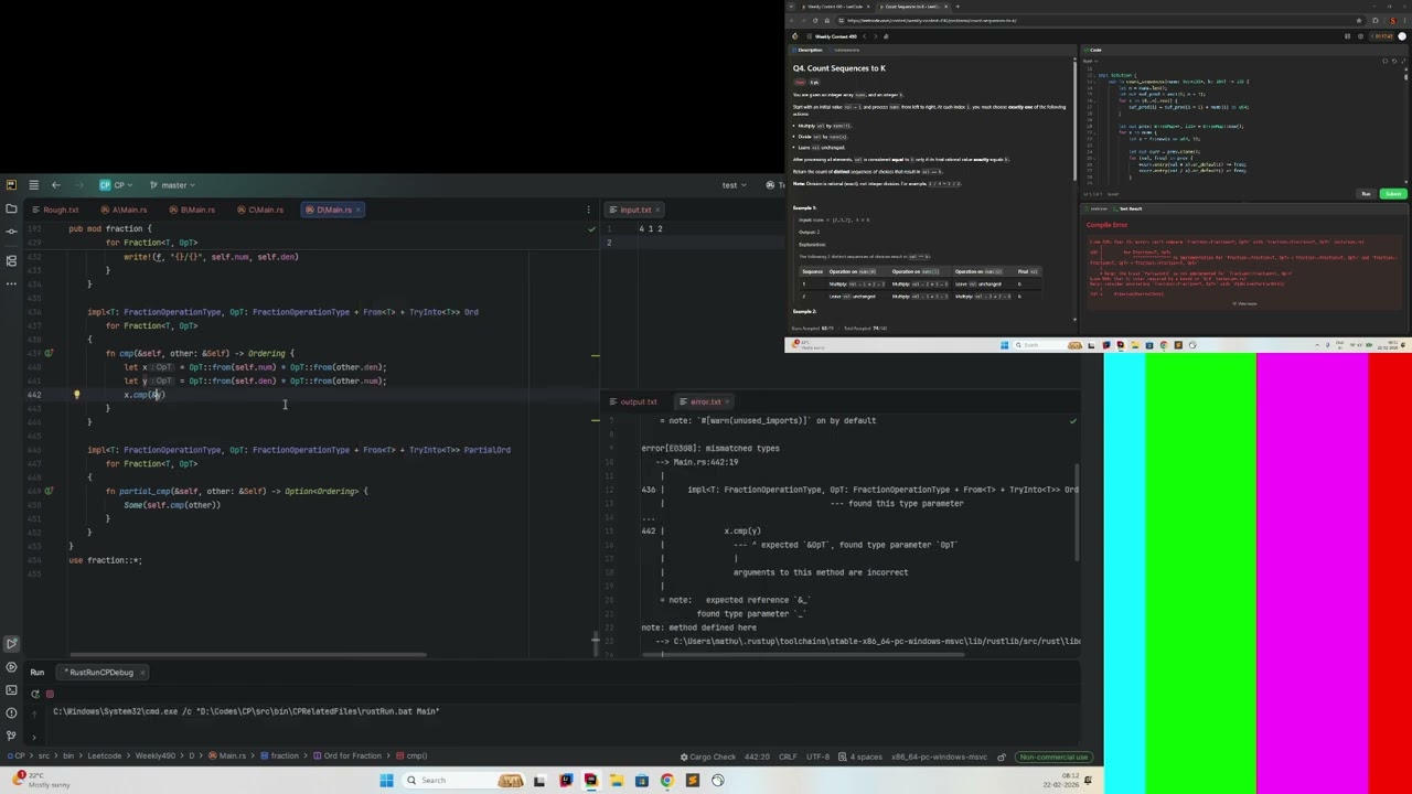 Leetcode Weekly Contest 490 [A-D with discussion at end]