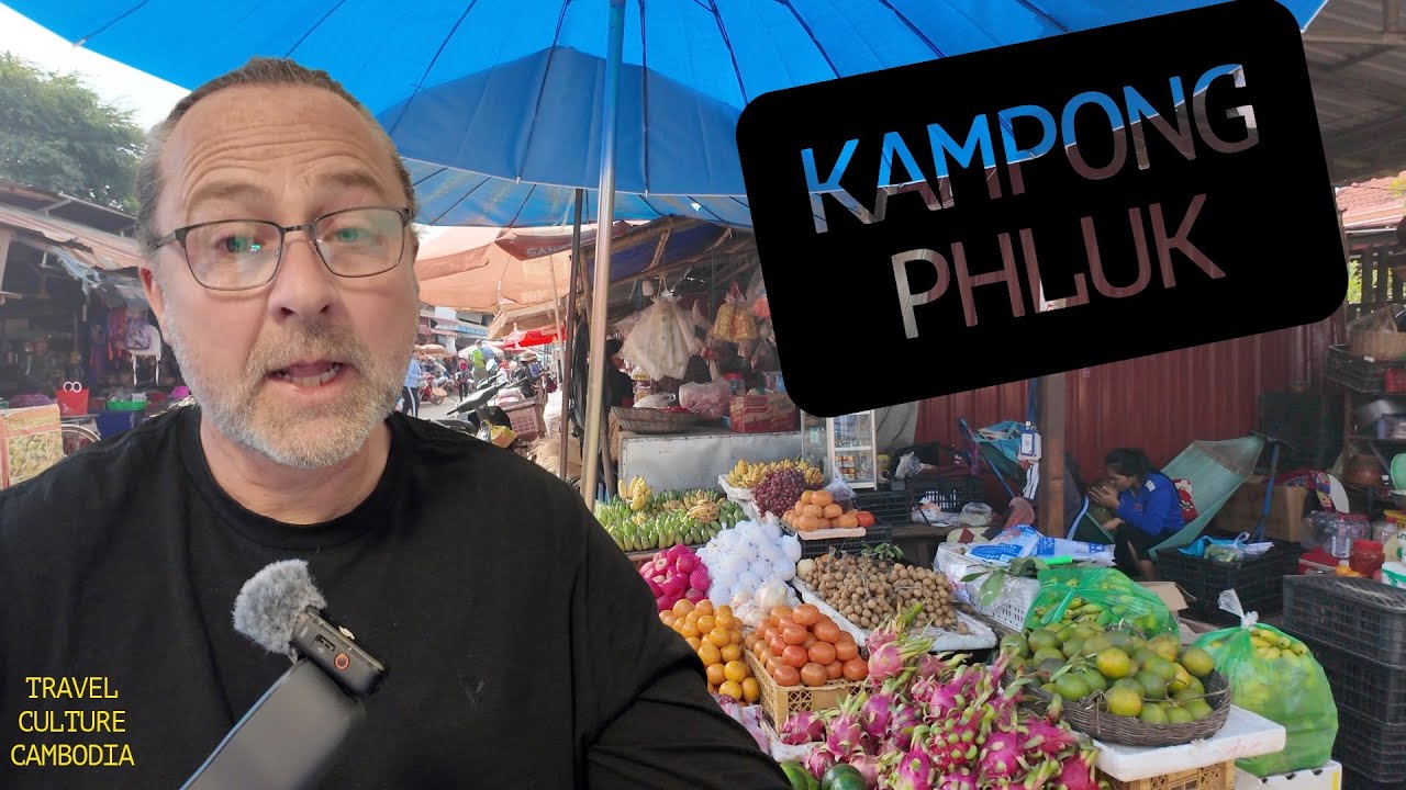 Everyday Life in Cambodia | Morning Market Near Kampong Phluk