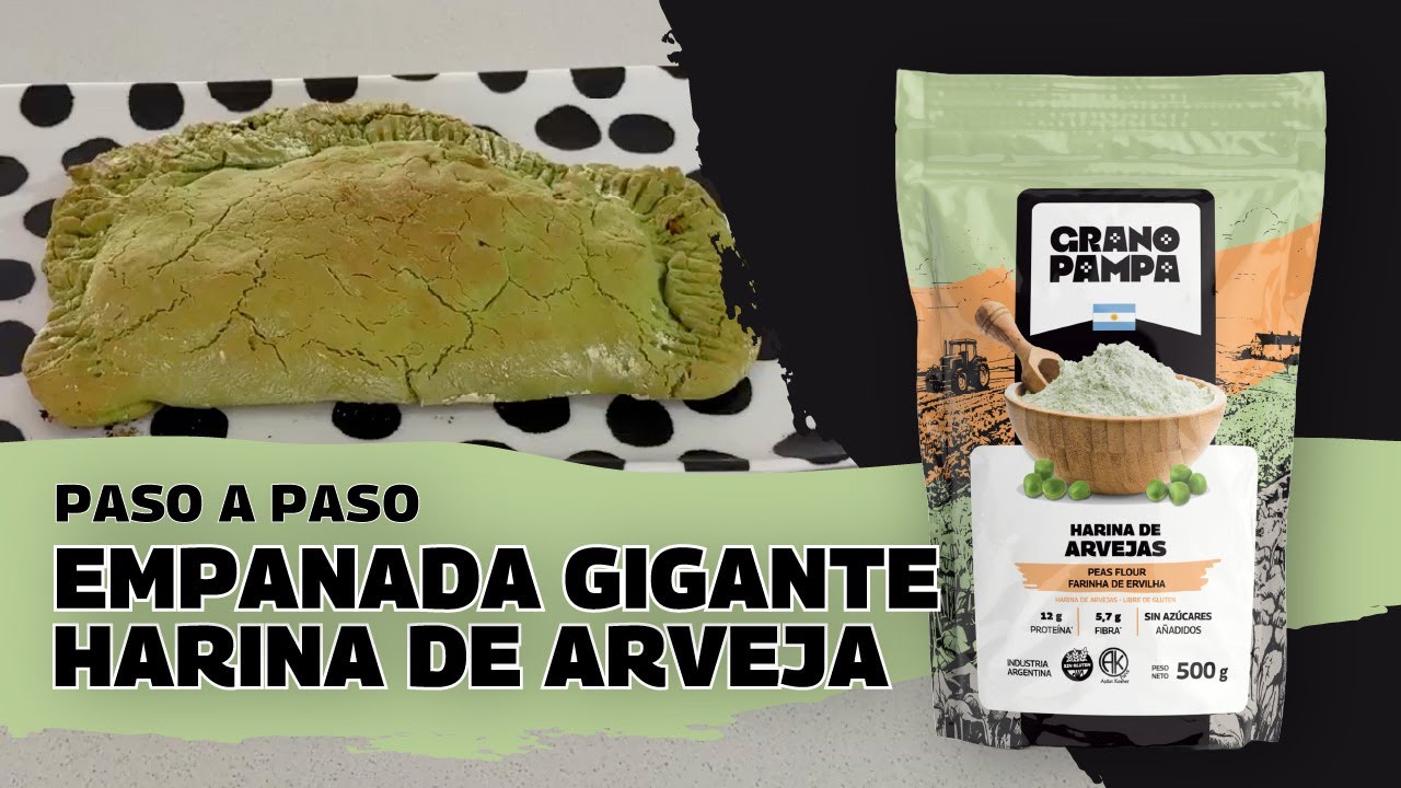 Empanada Gigante Sin Gluten | Receta Fácil con Harina de Arvejas – Grano Pampa