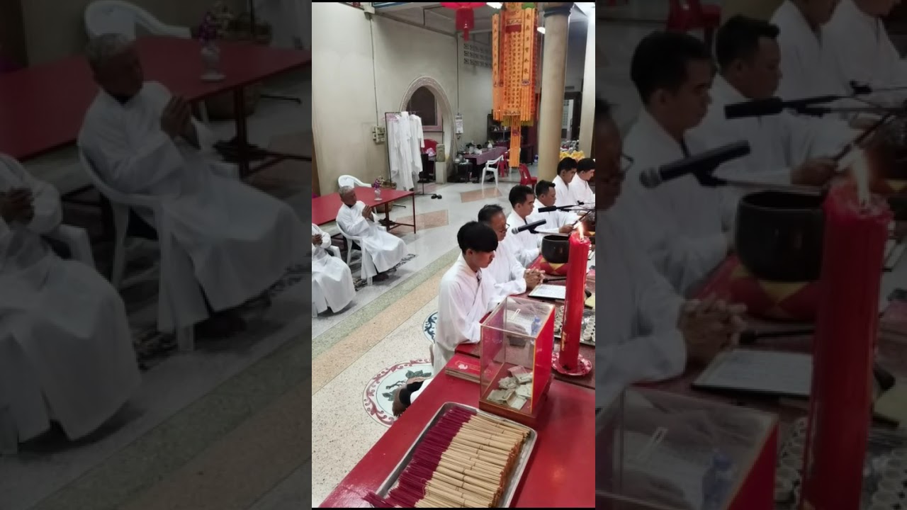 สวดมนต์ 普门品 โผวมิงผิ้ง ณ มูลนิธิ แพร่ศีลธรรมการกุศลสงเคราะห์เม่งซวงเซี่ยงตั๊ว ​明 宣 善 壇