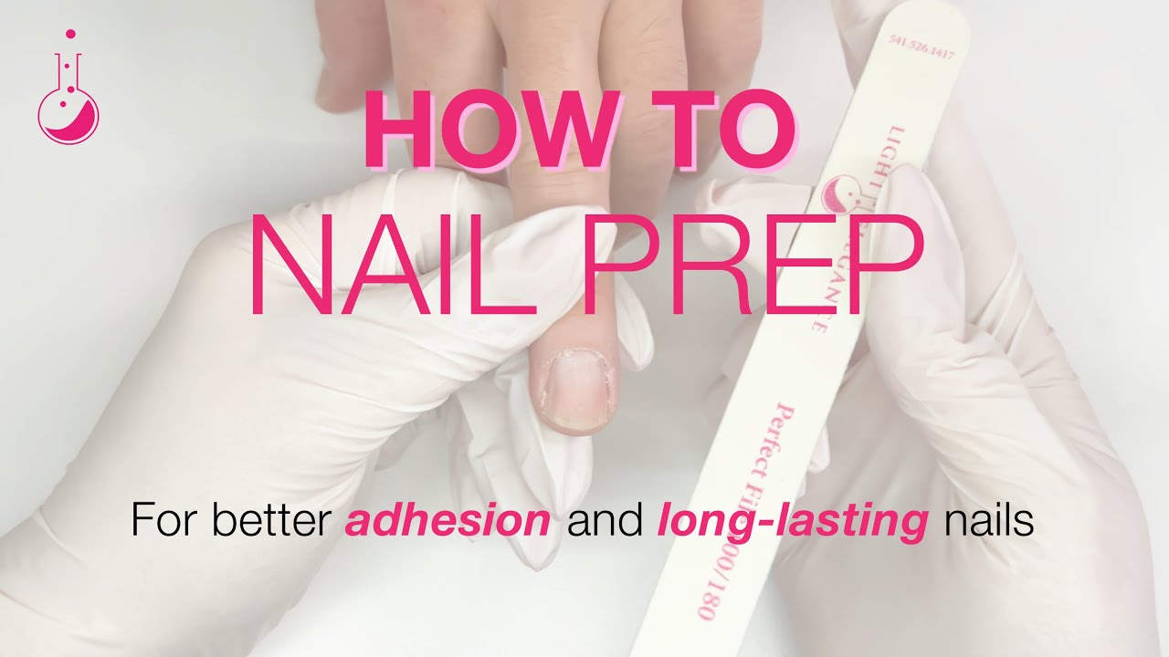 Natural Nail Prep for Long Lasting Builder Gel Nails with Light Elegance Nail Products