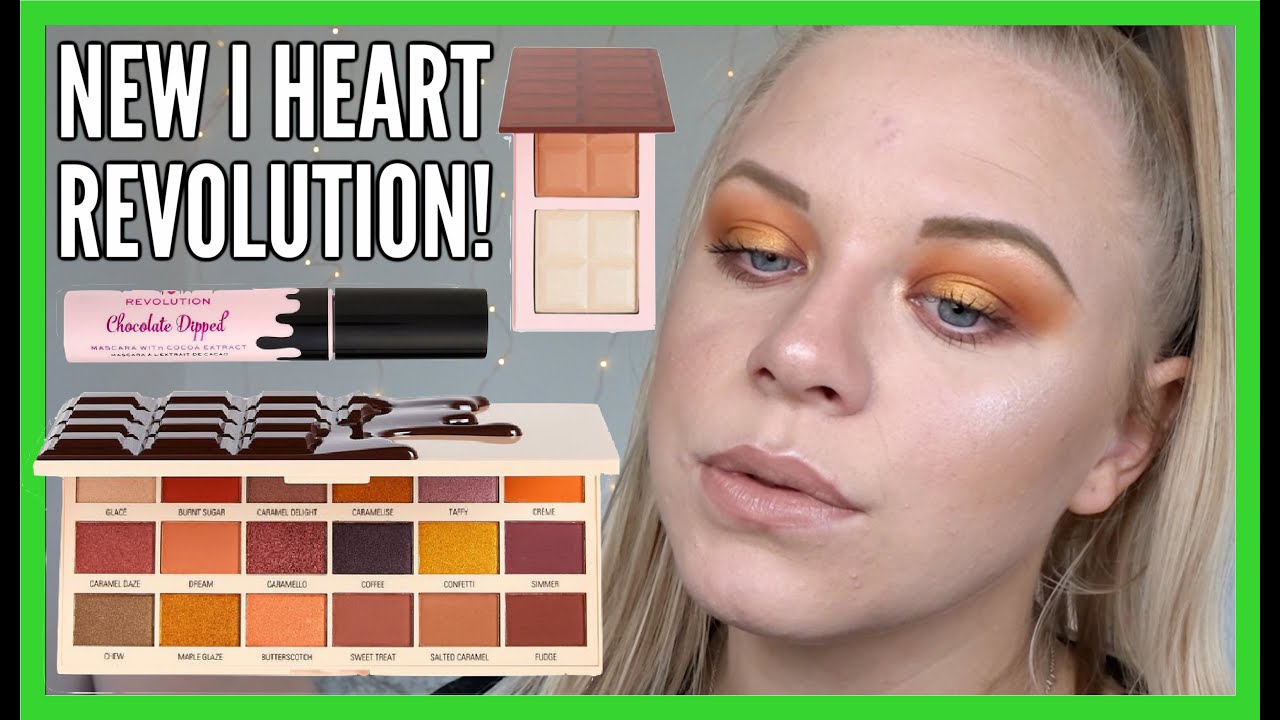 TESTING NEW I HEART REVOLUTION MAKEUP 💕 | makeupwithalixkate