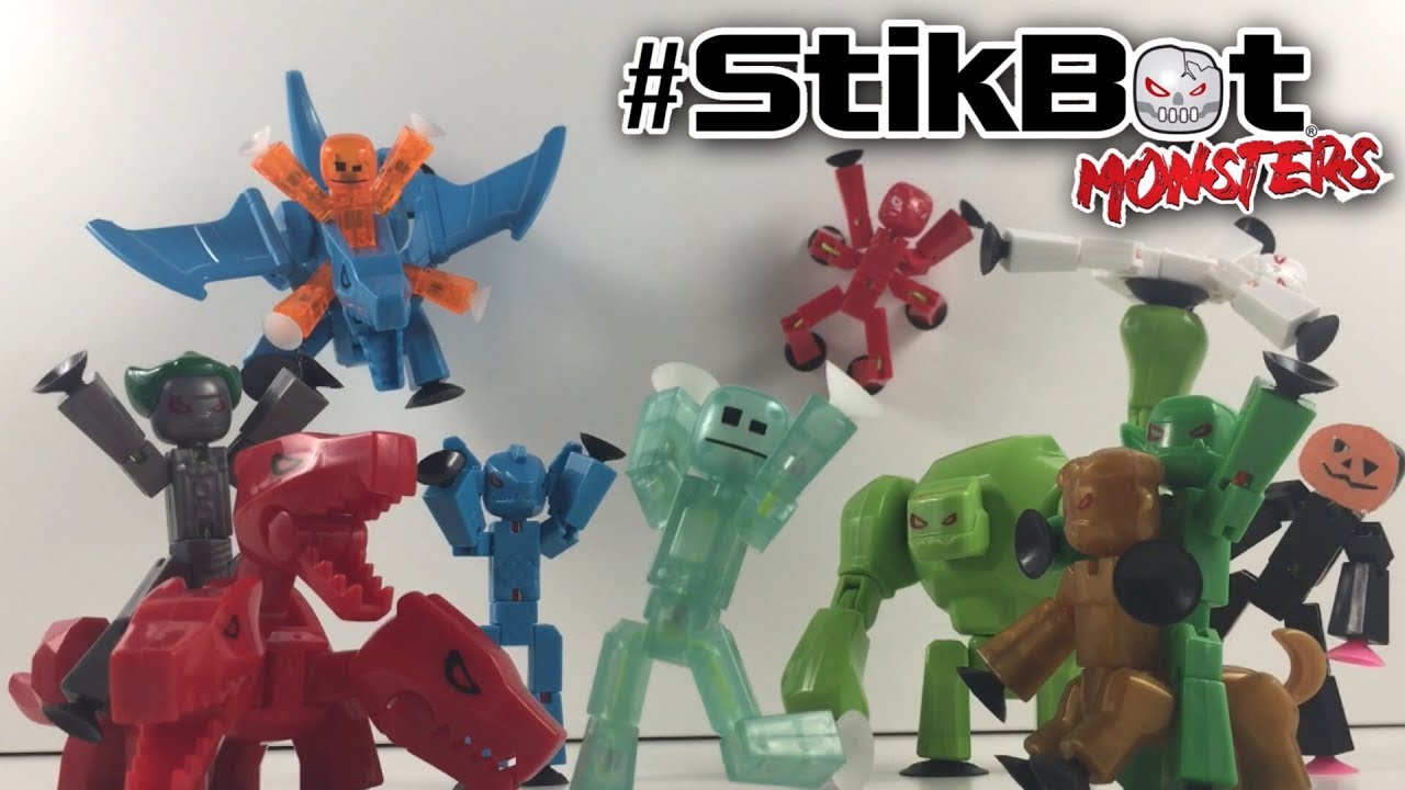 SPOOKY UNBOXING! Stikbot Monsters Unboxing and Review!