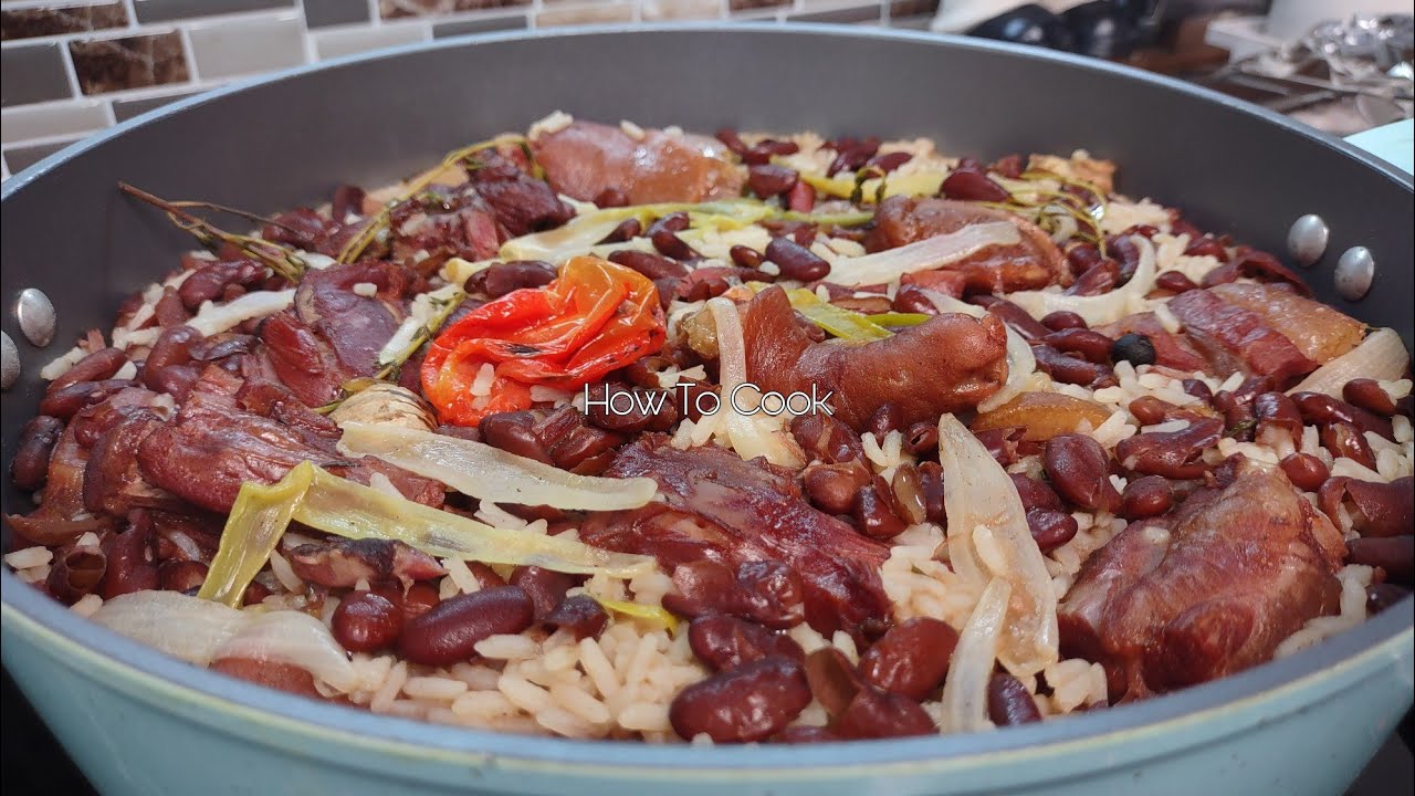 How To Cook Jamaican Barefoot Rice And Peas Recipe🧑‍🍳