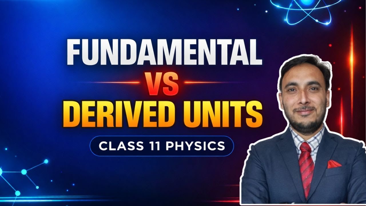 Fundamental Units vs Derived Units Class 11 Physics