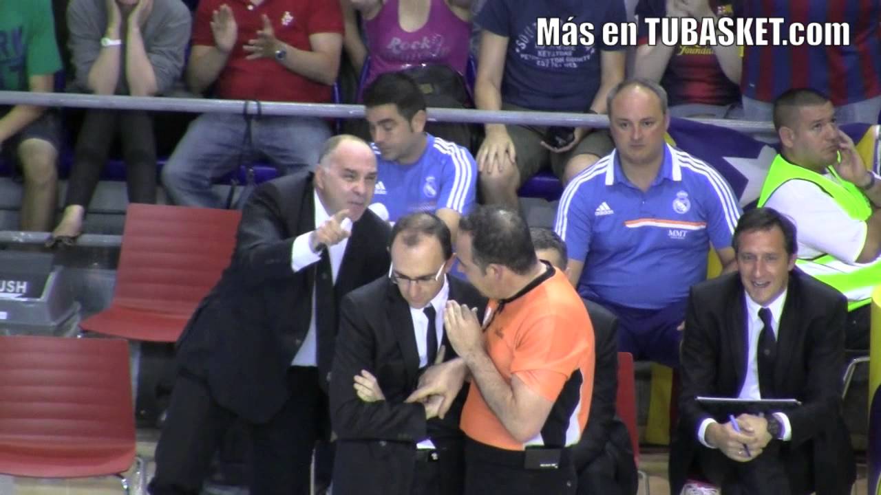 La expulsión de Pablo Laso. Todas las imágenes que no viste por la tele