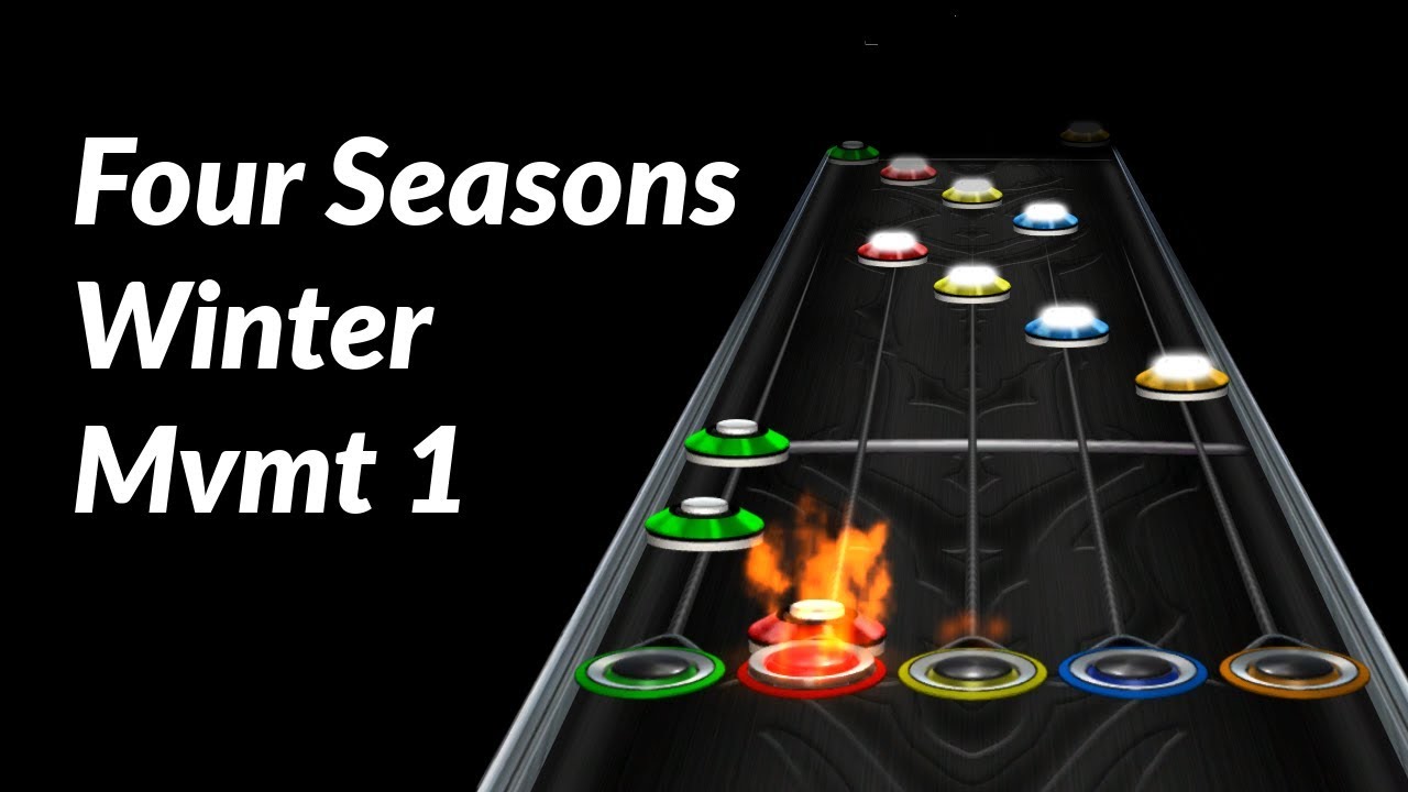 Vivaldi - Four Seasons: Winter, Movement 1 | Clone Hero Chart Preview