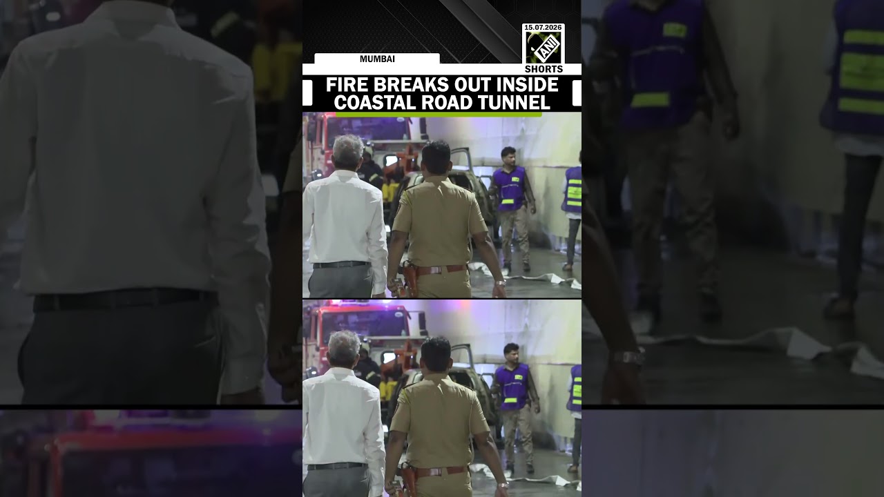 Fire breaks out inside southbound tunnel of Mumbai&rsquo;s Coastal Road